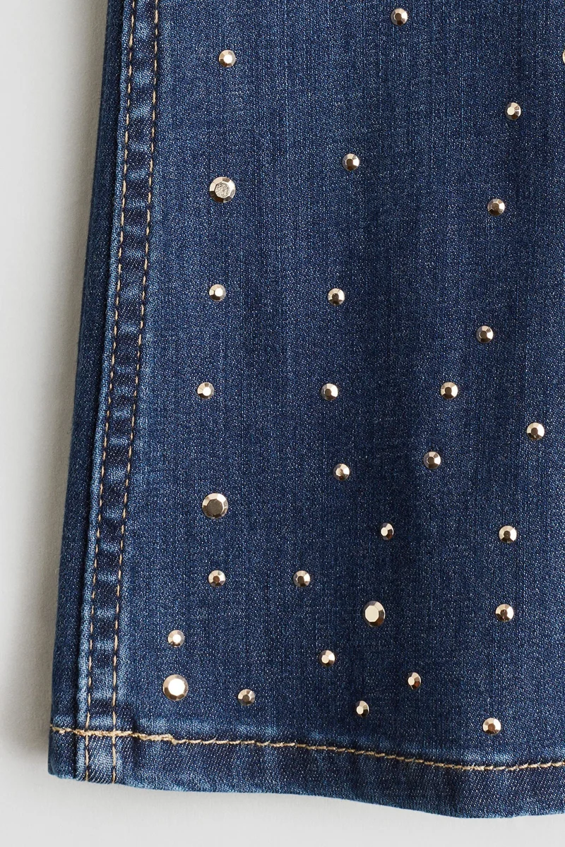 اتش اند ام جينز ضيق مزخرف